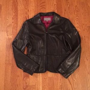 Ann Taylor Genuine Leather Jacket